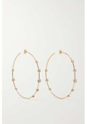 Jacquie Aiche - Sophia 14-karat Gold Diamond Hoop Earrings - One size