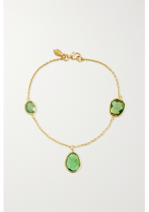 Pippa Small - Gaia 18-karat Gold Tourmaline Bracelet - Green - One size