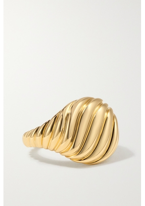 David Yurman - Cable 18-karat Gold Signet Ring - 3,4