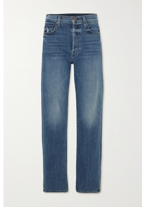 Mother - + Net Sustain The Tomcat Hover High-rise Straight Leg Jeans - Blue - 23,24,25,26,27,28,29,30,31,32