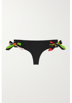 PUCCI - Printed Bikini Briefs - Black - x small,small,medium,large