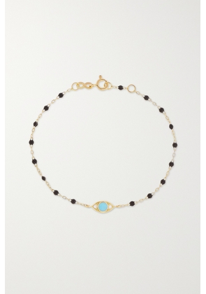 Gigi Clozeau - Eye Sparkle Classic Gigi 18-karat Gold, Resin And Diamond Bracelet - One size