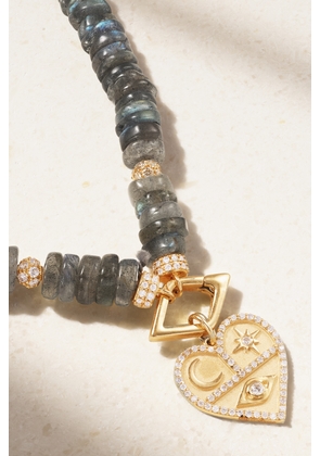 Sydney Evan - 14-karat Gold, Opal And Diamond Necklace - One size