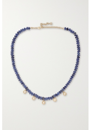 Sydney Evan - 14-karat Gold, Kyanite And Diamond Necklace - Blue - One size