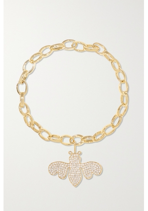 Sydney Evan - Bee 14-karat Gold Diamond Bracelet - One size