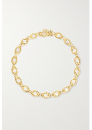 Sydney Evan - Evil Eye 14-karat Gold Diamond Bracelet - One size