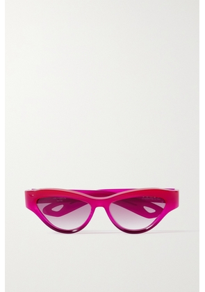 Jacques Marie Mage - Slade Cat-eye Ombré Acetate Sunglasses - Pink - One size