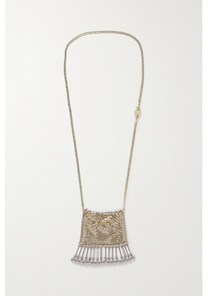 Rabanne - Pixel Silver-tone, Gold-tone And Chainmail Necklace - Metallic - One size