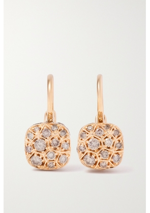 Pomellato - Nudo Petit 18-karat Rose And White Gold Diamond Earrings - One size