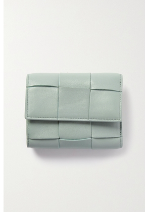 Bottega Veneta - Cassette Intrecciato Leather Wallet - Green - One size