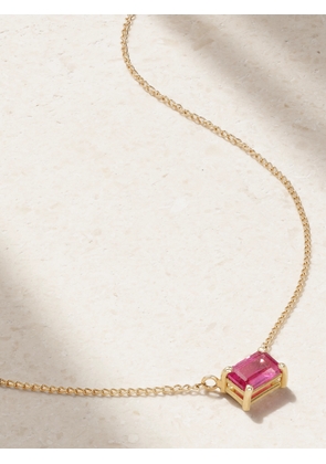 Melissa Joy Manning - 14-karat Recycled Gold Ruby Necklace - Pink - One size