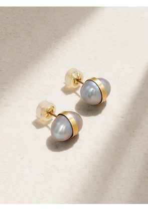 Melissa Joy Manning - 14-karat Recycled Gold Pearl Earrings - Gray - One size