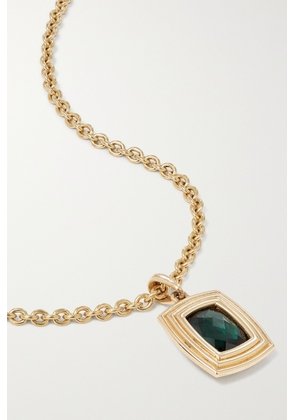 MAOR - Equinox Large 18-karat Gold Tourmaline Necklace - One size