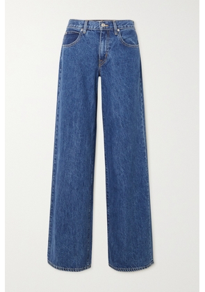 SLVRLAKE - + Net Sustain Mica Low-rise Wide-leg Organic Jeans - Blue - 23,24,25,26,27,28,29,30,31,32