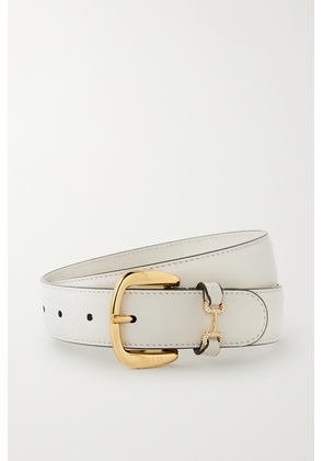 Gucci - Crystal-embellished Leather Waist Belt - White - 70,75,80,85,90,95