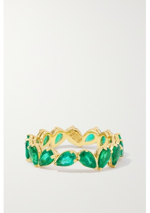 Octavia Elizabeth - + Net Sustain Nesting Gem 18-karat Recycled Gold Emerald Ring - 6,7