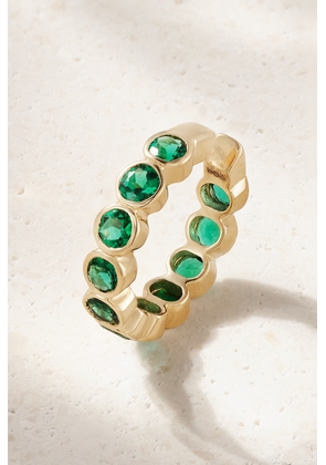42 SUNS - 14-karat Gold Laboratory-grown Emerald Ear Cuff - Green - One size