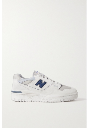 New Balance - 550 Suede And Mesh-trimmed Leather Sneakers - White - US4,US4.5,US5,US5.5,US6,US6.5,US7,US7.5,US8,US8.5,US9,US9.5,US10