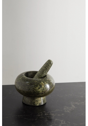 Soho Home - Amelie Marble Pestle And Mortar - Green - One size