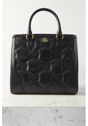 Gucci - Gg Matelassé Leather Tote - Black - One size