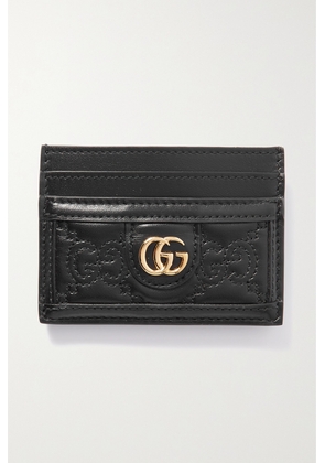 Gucci - Matelassé Leather Cardholder - Black - One size