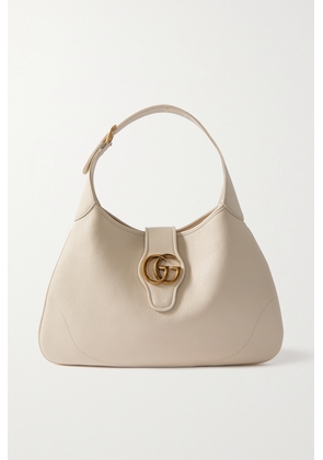 Gucci - Aphrodite Embellished Leather Shoulder Bag - White - One size