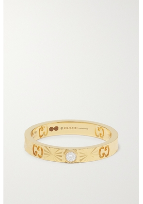 Gucci - Icon 18-karat Gold Diamond Ring - 12,13