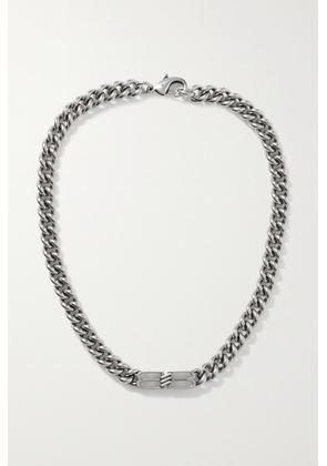 Balenciaga - Bb Icon Silver-tone Necklace - S,M