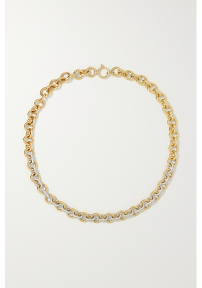 Foundrae - 18-karat White And Yellow Gold Diamond Necklace - One size