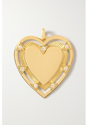 Foundrae - True Love 18-karat Gold Diamond Pendant - One size