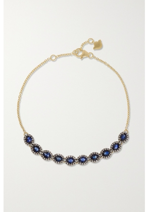 Amrapali London - Mini Rajasthan 18-karat Gold, Sapphire And Diamond Bracelet - Blue - One size