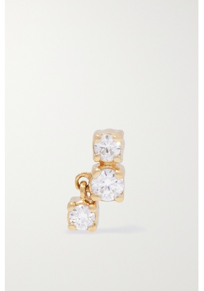 Kimaï - Three Drops 18-karat Recycled Gold Laboratory-grown Diamond Single Earring - One size