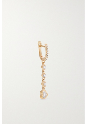 Kimaï - Heart Lover 18-karat Recycled Gold Laboratory-grown Diamond Single Earring - One size