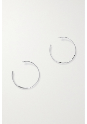 SAINT LAURENT - Silver-tone Hoop Earrings - One size
