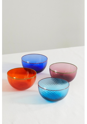 Cabana - Idra Set Of Four Murano Glass Bowls - Multi - One size