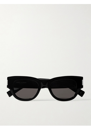 SAINT LAURENT Eyewear - Round-frame Acetate Sunglasses - Black - One size