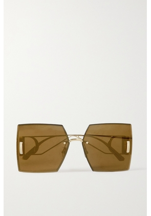 DIOR Eyewear - 30montaigne S7u Square-frame Gold-tone Sunglasses - One size