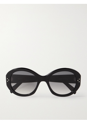 CELINE Eyewear - Oversized Round-frame Acetate Sunglasses - Black - One size