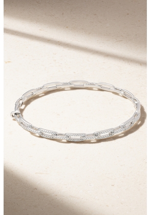 David Yurman - Stax 18-karat White Gold Diamond Bracelet - One size