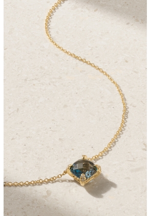 David Yurman - Petite Châtelaine 18-karat Gold, Topaz And Diamond Necklace - One size
