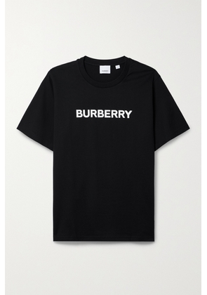 Burberry - Printed Cotton-jersey T-shirt - Black - XXS,XS,S,M,L,XL,XXL