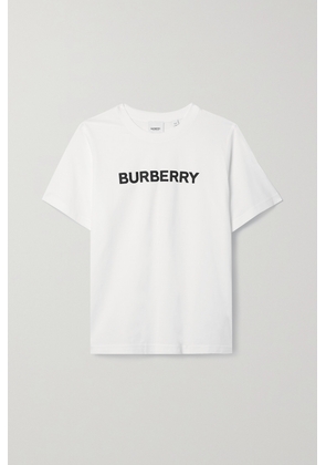 Burberry - Printed Cotton-jersey T-shirt - White - XXS,XS,S,M,L,XL,XXL