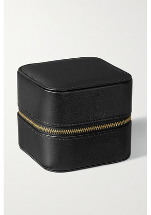 Mateo - Vegan Leather Jewelry Case - Black - One size