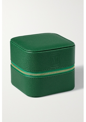 Mateo - Vegan Leather Jewelry Case - Green - One size