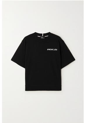 Moncler Grenoble - Cotton-jersey T-shirt - Black - xx small,x small,small,medium,large,x large,xx large