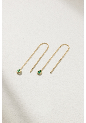Octavia Elizabeth - + Net Sustain Nesting Gem 18-karat Recycled Gold Emerald Earrings - One size
