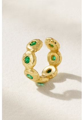 Octavia Elizabeth - + Net Sustain Nesting Gem 18-karat Recycled-gold Emerald Ear Cuff - One size