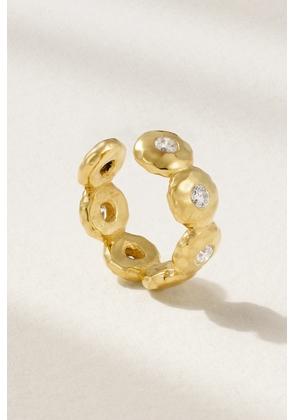 Octavia Elizabeth - + Net Sustain Nesting Gem 18-karat Recycled Gold Diamond Ear Cuff - One size