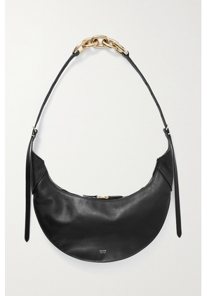 KHAITE - Alessia Medium Chain-embellished Leather Shoulder Bag - Black - One size