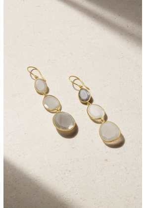 Pippa Small - 18-karat Gold Moonstone Earrings - One size